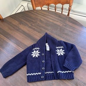 Baby sweater blue